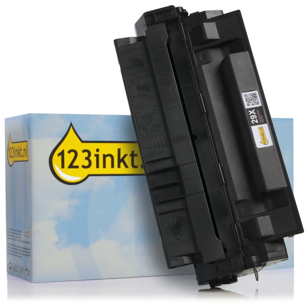 123inkt huismerk vervangt HP 29X (C4129X) toner zwart C4129XC 032140 - 1