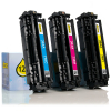 123inkt huismerk vervangt HP 304A (CF372AM) multipack cyaan/magenta/geel 054763 - 1