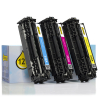 123inkt huismerk vervangt HP 312A (CF440AM) multipack cyaan/magenta/geel
