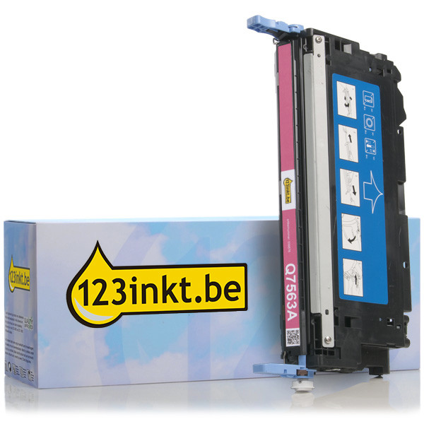 123inkt huismerk vervangt HP 314A (Q7563A) toner magenta Q7563AC 039576 - 1