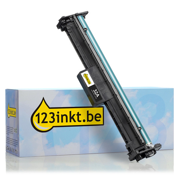 123inkt huismerk vervangt HP 32A (CF232A) drum CF232AC 055125 - 1