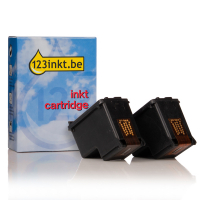 123inkt huismerk vervangt HP 338 (CB331EE) dubbelpak zwart