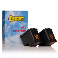 123inkt huismerk vervangt HP 338 (CB331EE) inktcartridge zwart dubbelpak CB331EEC 132191