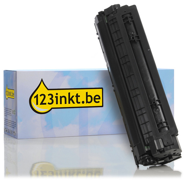 123inkt huismerk vervangt HP 35A (CB435A) toner zwart hoge capaciteit CB435AC 055136 - 1