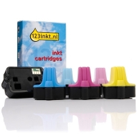 123inkt huismerk vervangt HP 363 multipack zwart + 5 kleuren