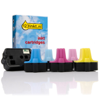 123inkt huismerk vervangt HP 363 multipack zwart + 5 kleuren Q7966EEC 031807