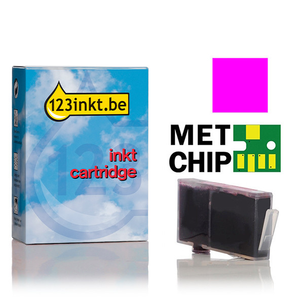 123inkt huismerk vervangt HP 364XL (CB324EE) inktcartridge magenta hoge capaciteit CB324EEC 044178 - 1