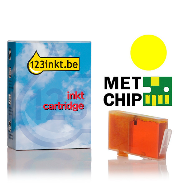 123inkt huismerk vervangt HP 364XL (CB325EE) inktcartridge geel hoge capaciteit CB325EEC 044180 - 1