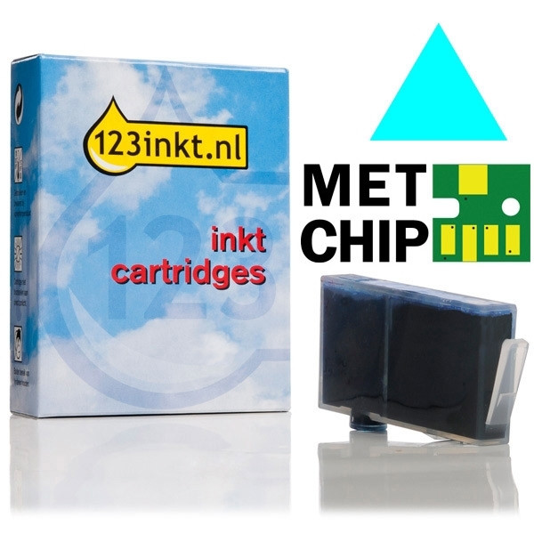 123inkt huismerk vervangt HP 364 (CB318EE) inktcartridge cyaan CB318EEC 044175 - 1