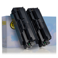 123inkt huismerk vervangt HP 410X (CF410XD) toner zwart hoge capaciteit dubbelpak CF410XDC 132179