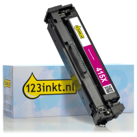 123inkt huismerk vervangt HP 415X (W2033X) toner magenta hoge capaciteit