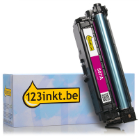 123inkt huismerk vervangt HP 507A (CE403A) toner magenta