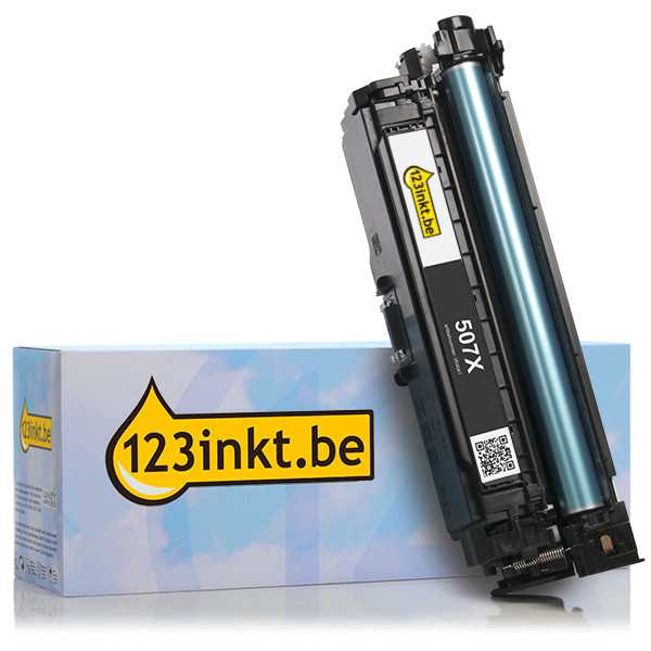 123inkt huismerk vervangt HP 507X (CE400X) toner zwart hoge capaciteit CE400XC 054041 - 1