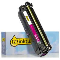 123inkt huismerk vervangt HP 508A (CF363A) toner magenta CF363AC 054851