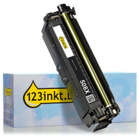 123inkt huismerk vervangt HP 508X (CF360X) toner zwart hoge capaciteit CF360XC 054841