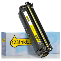 123inkt huismerk vervangt HP 508X (CF362X) toner geel hoge capaciteit CF362XC 054849