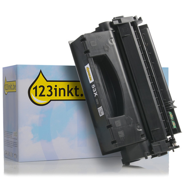 123inkt huismerk vervangt HP 53X (Q7553X) toner zwart hoge capaciteit Q7553XC 039738 - 1