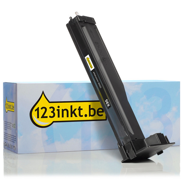 123inkt huismerk vervangt HP 56X (CF256X) toner zwart hoge capaciteit CF256XC 055235 - 1