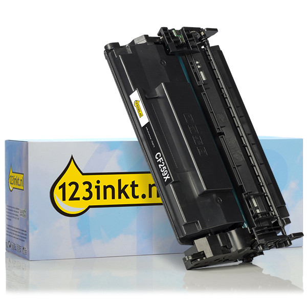 123inkt huismerk vervangt HP 59X (CF259X) toner zwart hoge capaciteit CF259XC 055453 - 1