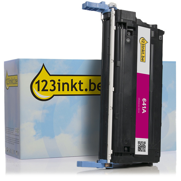 123inkt huismerk vervangt HP 641A (C9723A / EP-85M) toner magenta C9723AC 039152 - 1