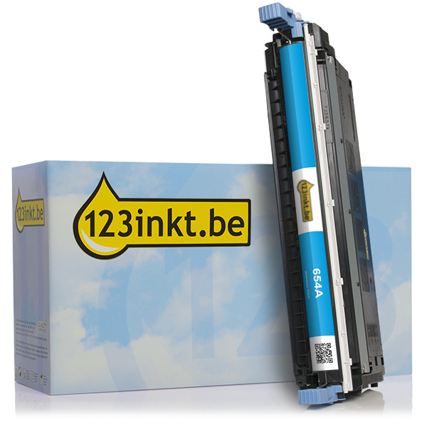 123inkt huismerk vervangt HP 645A (C9731A) toner cyaan C9731AC 039225 - 1