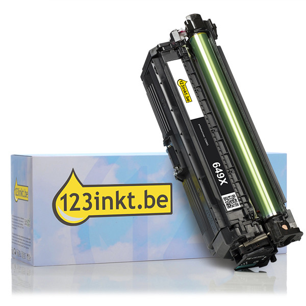 123inkt huismerk vervangt HP 649X (CE260X) toner zwart hoge capaciteit CE260XC 039895 - 1