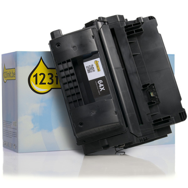 123inkt huismerk vervangt HP 64X (CC364X) toner zwart hoge capaciteit CC364XC 039815 - 1