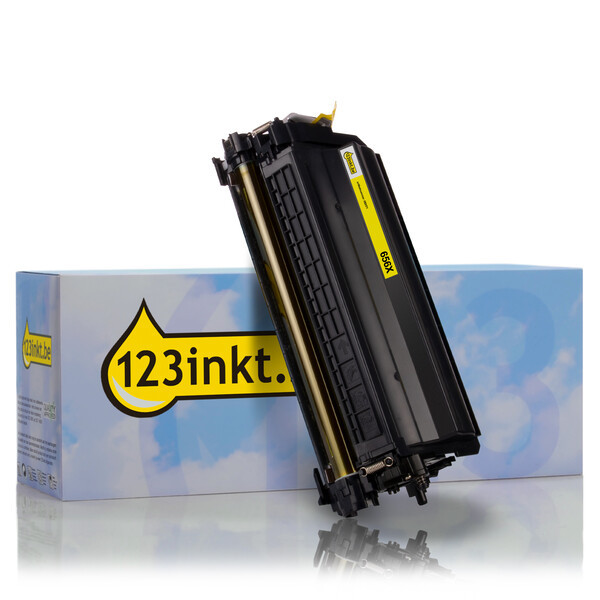 123inkt huismerk vervangt HP 656X (CF462X) toner geel hoge capaciteit CF462XC 055171 - 1