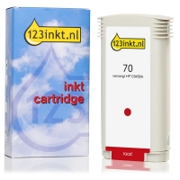 123inkt huismerk vervangt HP 70 (C9456A) inktcartridge rood