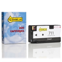 123inkt huismerk vervangt HP 711 (CZ133A) inktcartridge zwart hoge capaciteit