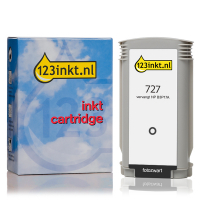 123inkt huismerk vervangt HP 727 (B3P17A) inktcartridge foto zwart