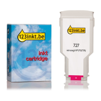 123inkt huismerk vervangt HP 727 (F9J77A) inktcartridge magenta extra hoge capaciteit