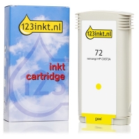 123inkt huismerk vervangt HP 72 (C9373A) inktcartridge geel hoge capaciteit C9373AC 030899