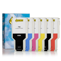 123inkt huismerk vervangt HP 746 MBK/CR/C/M/Y/PBK multipack  160236