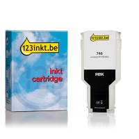 123inkt huismerk vervangt HP 746 (P2V83A) inktcartridge mat zwart
