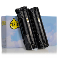 123inkt huismerk vervangt HP 83X (CF283XD) toner zwart dubbelpak hoge capaciteit CF283XDC 132180