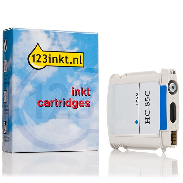 123inkt huismerk vervangt HP 85 (C9425A) inktcartridge cyaan C9425AC 031701 - 1