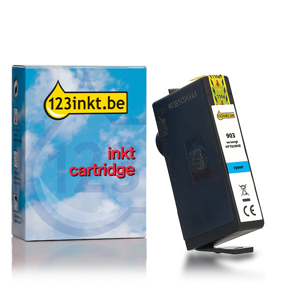 123inkt huismerk vervangt HP 903 (T6L87AE) inktcartridge cyaan 093176 - 1