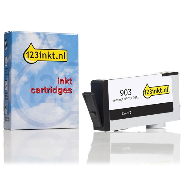 123inkt huismerk vervangt HP 903 (T6L99AE) inktcartridge zwart T6L99AEC 093182 - 1