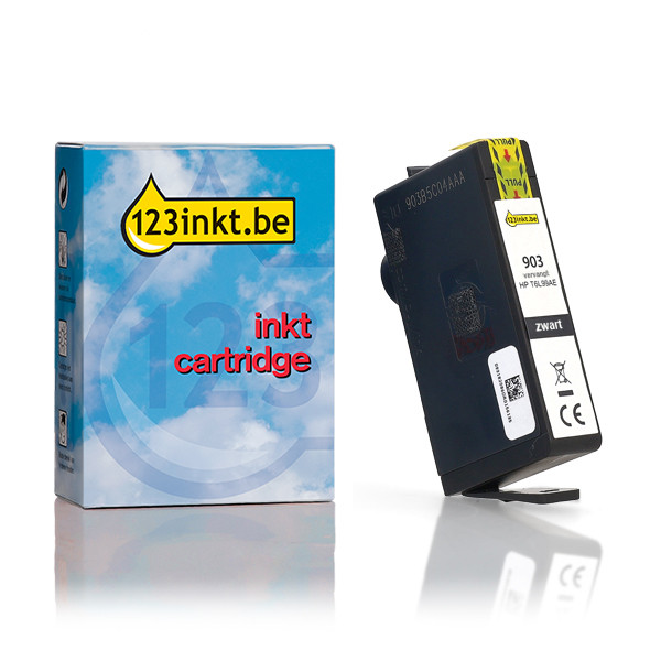123inkt huismerk vervangt HP 903 (T6L99AE) inktcartridge zwart 093182 - 1
