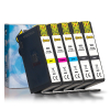 123inkt huismerk vervangt HP 903 multipack 2x zwart + 3 kleuren 160740 - 1