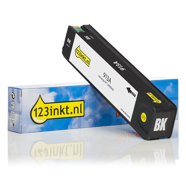 123inkt huismerk vervangt HP 913A (L0R95AE) inktcartridge zwart L0R95AEC 054907 - 1