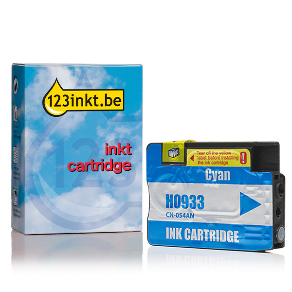 123inkt huismerk vervangt HP 933 (CN058AE) inktcartridge cyaan 000520 - 1