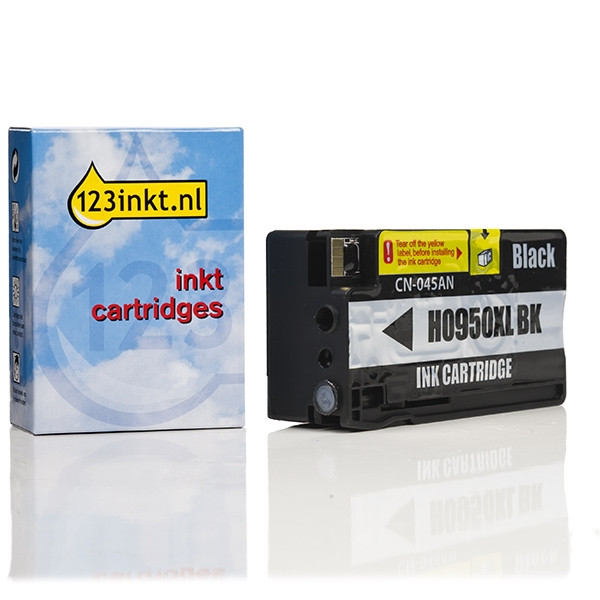 123inkt huismerk vervangt HP 950XL (CN045AE) inktcartridge zwart hoge capaciteit CN045AEC 044135 - 1