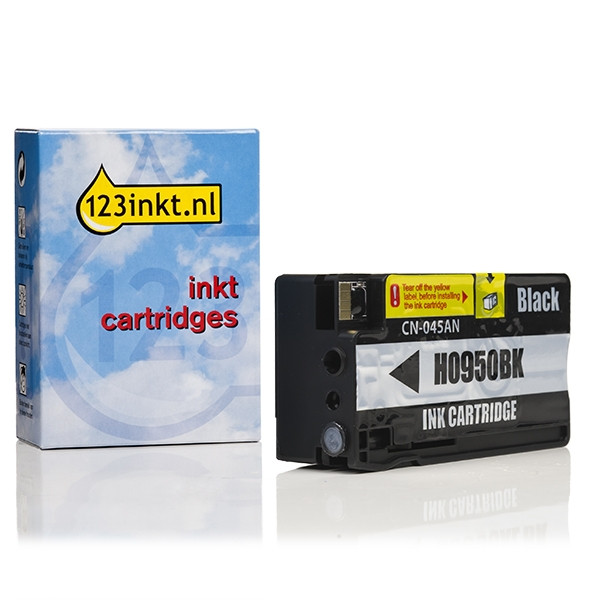 123inkt huismerk vervangt HP 950 (CN049AE) inktcartridge zwart CN049AEC 044127 - 1
