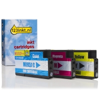 123inkt huismerk vervangt HP 951 multipack cyaan/magenta/geel  160143