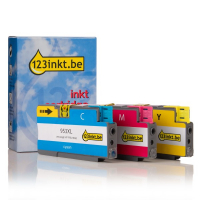 123inkt huismerk vervangt HP 953XL (1CC21AE) multipack cyaan/magenta/geel
