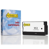 123inkt huismerk vervangt HP 953 (L0S58AE) inktcartridge zwart