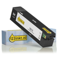 123inkt huismerk vervangt HP 981X (L0R12A) inktcartridge zwart hoge capaciteit