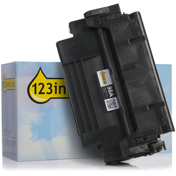 123inkt huismerk vervangt HP 98A (92298A/EP-E/TN-9000) toner zwart 92298AC 032023 - 1